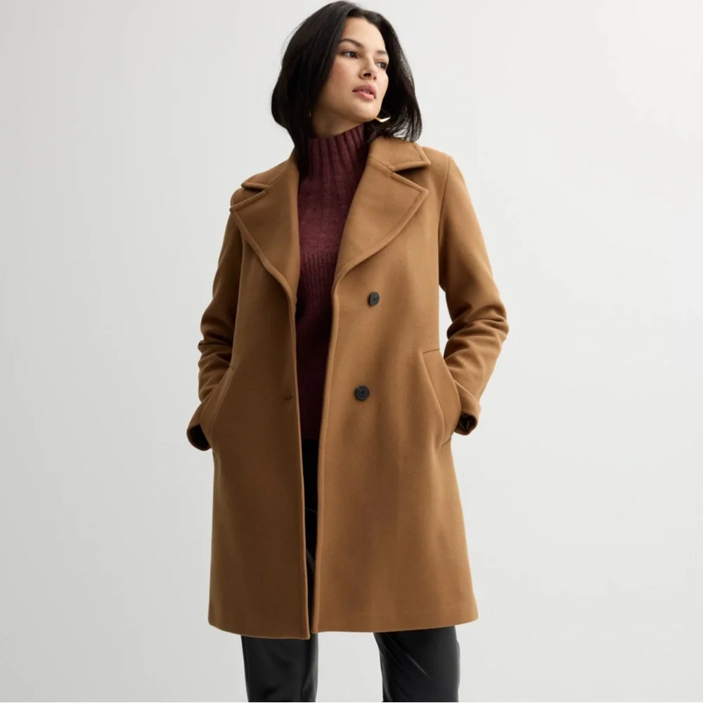 NWT Women’s Nine West Camel Trench Coat - Picture 1 of 14
